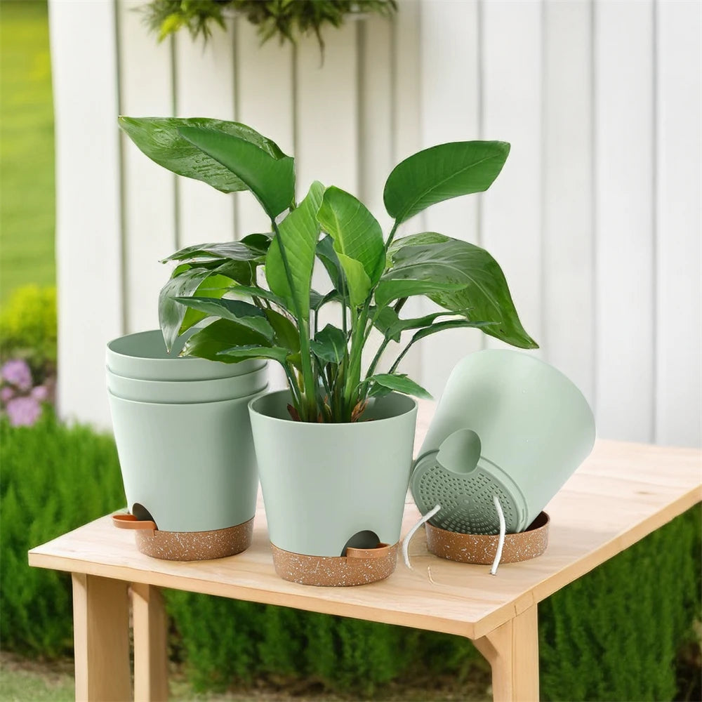 Self Watering Pots - 3 Piece