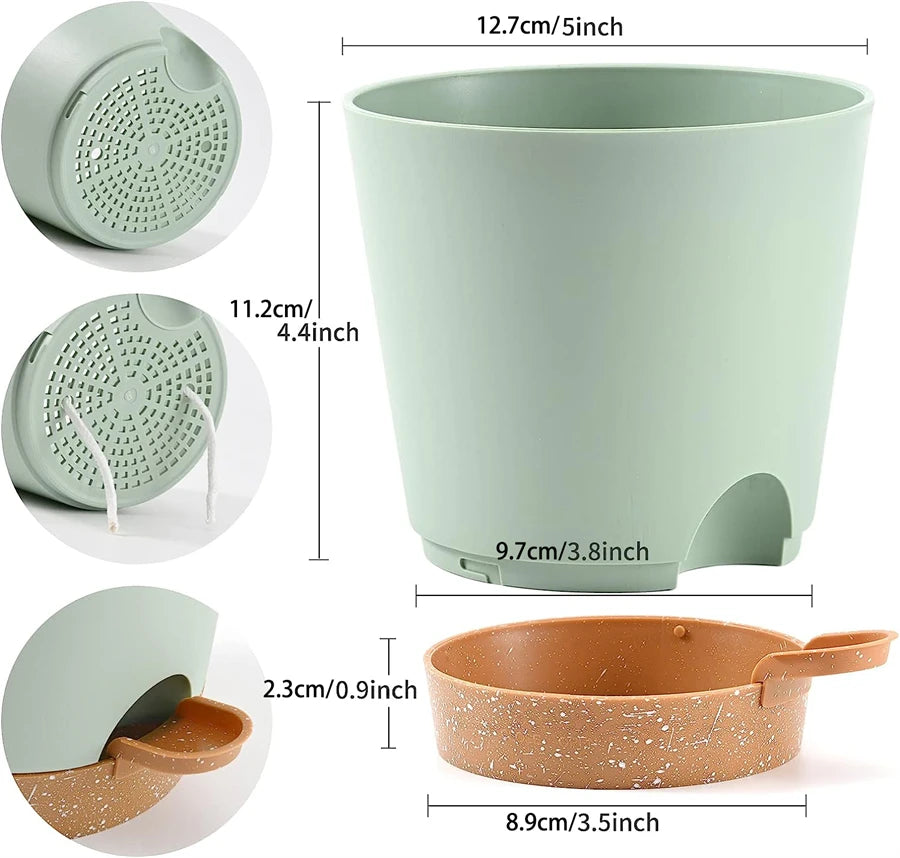 Self Watering Pot Dimensions