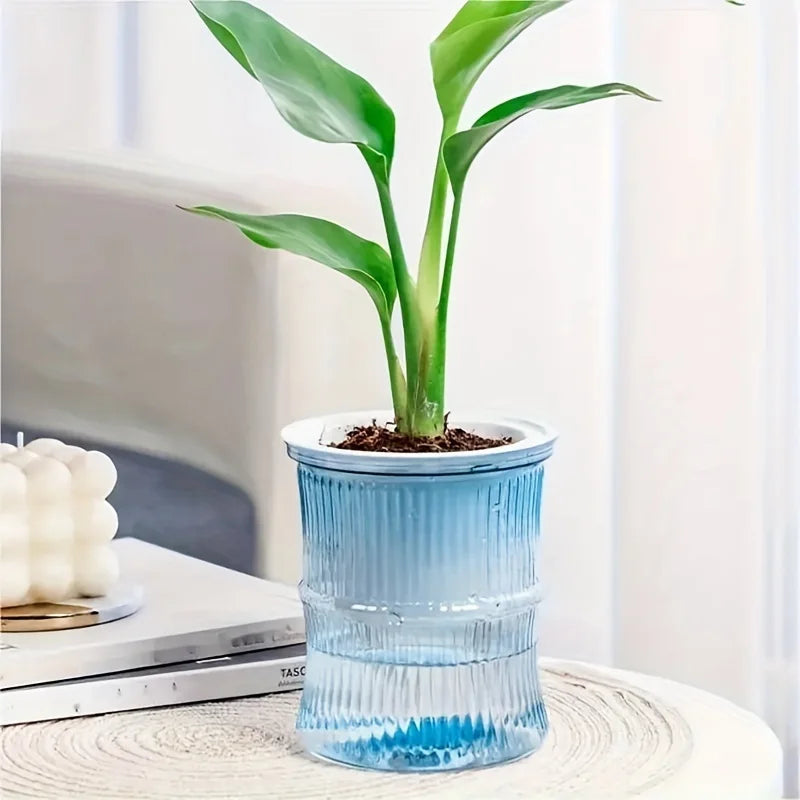 Self Watering Vase - Blue