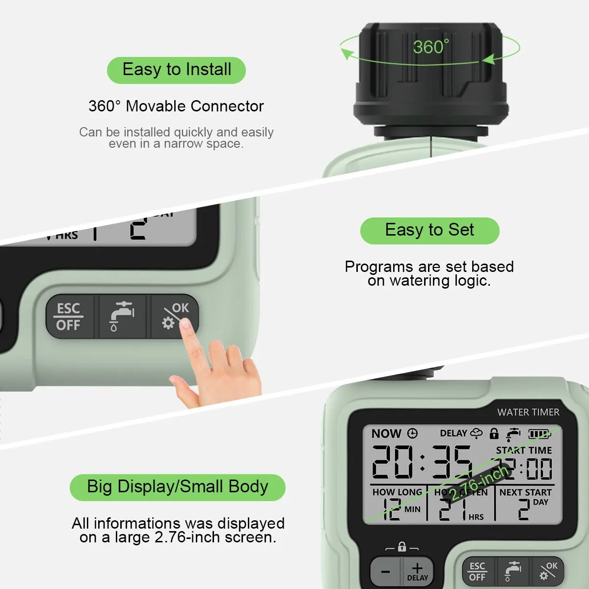 Electric Water Timer - Set Up Intructions